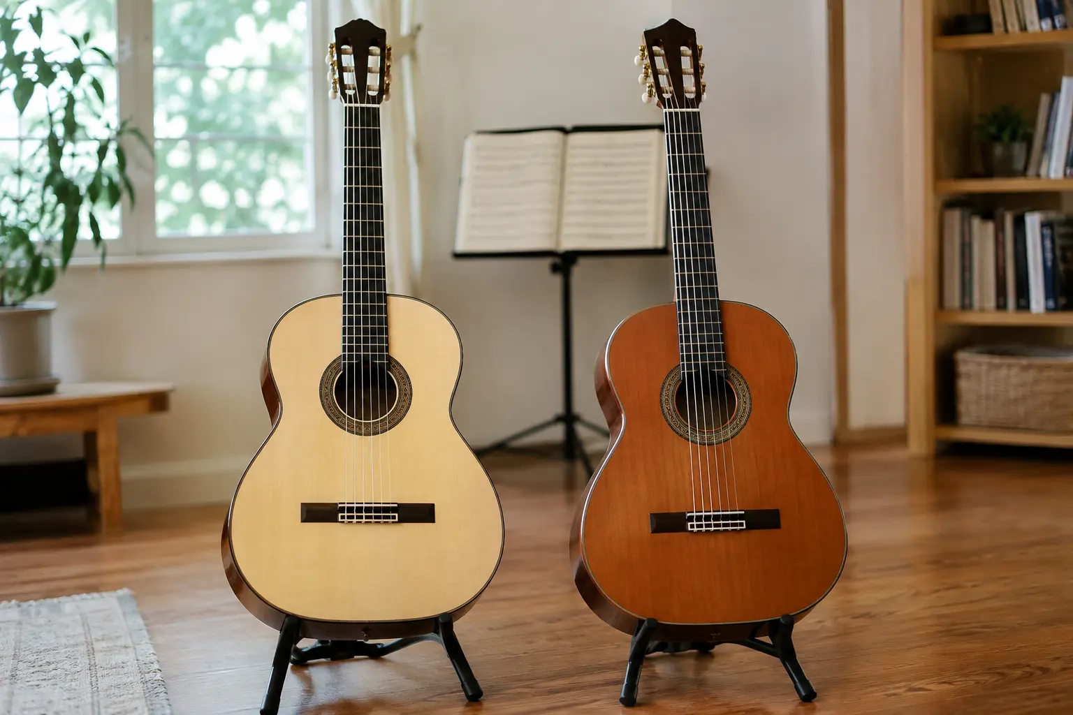 Yamaha C40 vs Cordoba C5 : quelle guitare classique choisir pour débuter ?